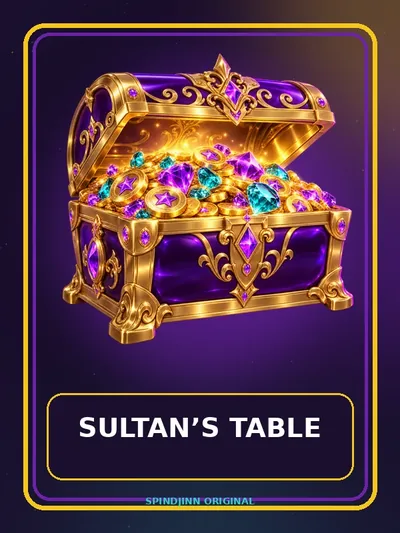 Sultan’s Table — okładka gry w SpinDjinn